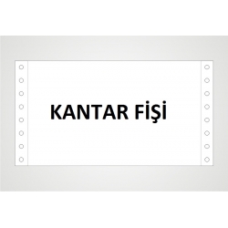 Kantar Fişi 4X19 3N 1500'lü Paket